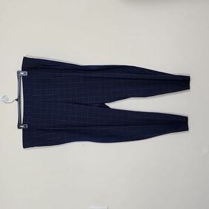 Athleta Brooklyn Texture Ankle Pants Blue Size 24